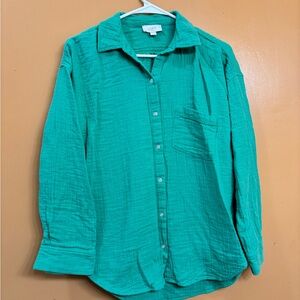 LOFT Green Casual Shirt